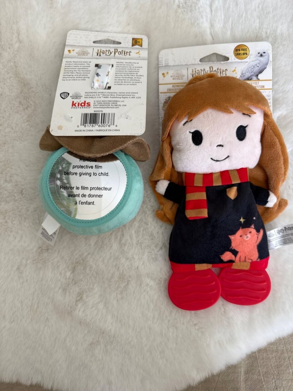 HARRY POTTER Baby Set of 2 Crinkle Teether & Mirror Toy NEW! - Picture 2 of 3